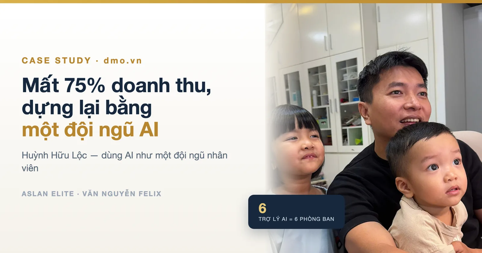 Huỳnh Hữu Lộc: Mất 75% Doanh Thu, Dựng Lại Bằng 'Công Ty AI' 6 Phòng Ban Trên Điện Thoại