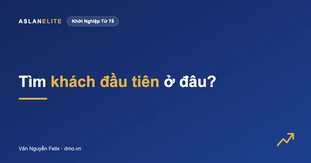 Tìm khách đầu tiên ở đâu khi bạn chưa có ai theo dõi